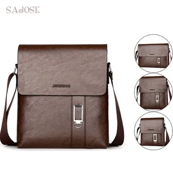 

Crossbody Bags For Men Fashion PU Leather Shoulder Bag Male Casual Simple Messenger Bags Men's High Quality Business Hand Bag