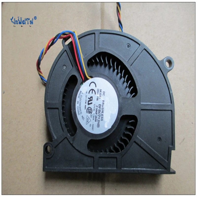

Cooler Fan for Dell Precision T5500 BFB0712HB -8A97 DC12V 1.10A DP/N: F306F F306F-A00