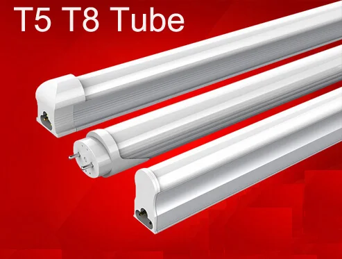 50 шт. t5/t8 led light tube интегрированной и отделен для проект дома Освещение 300/600/900/ 1200 мм 110 В 220 В с крышка легко установить