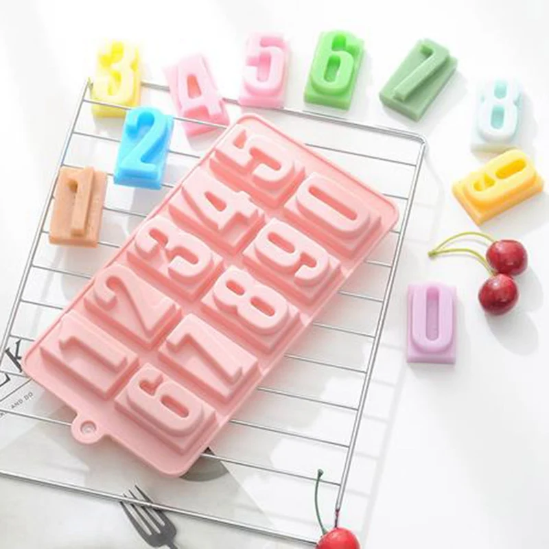 3D DIY Fondant Cake Moulds 0-9 Numbers Shape Baking Mold Silicone Chocolate Cupcake Pastry Molds Baking Supplies Decorating Tool 3D DIY Fondant Cake Moulds 0-9 Numbers Shape Baking Mold Silicone Chocolate Cupcake Pastry Molds Baking Supplies Decorating Tool
