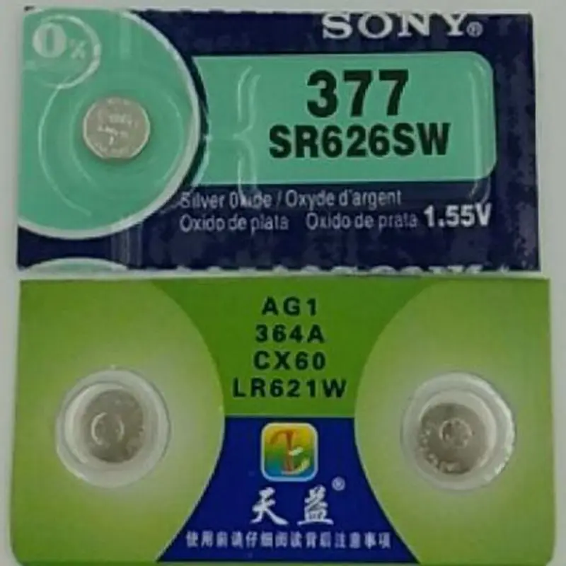 SR626SW LR621 377 377A 377S 177 Кнопка батарея для электронных 3 p c женщин часы мужские