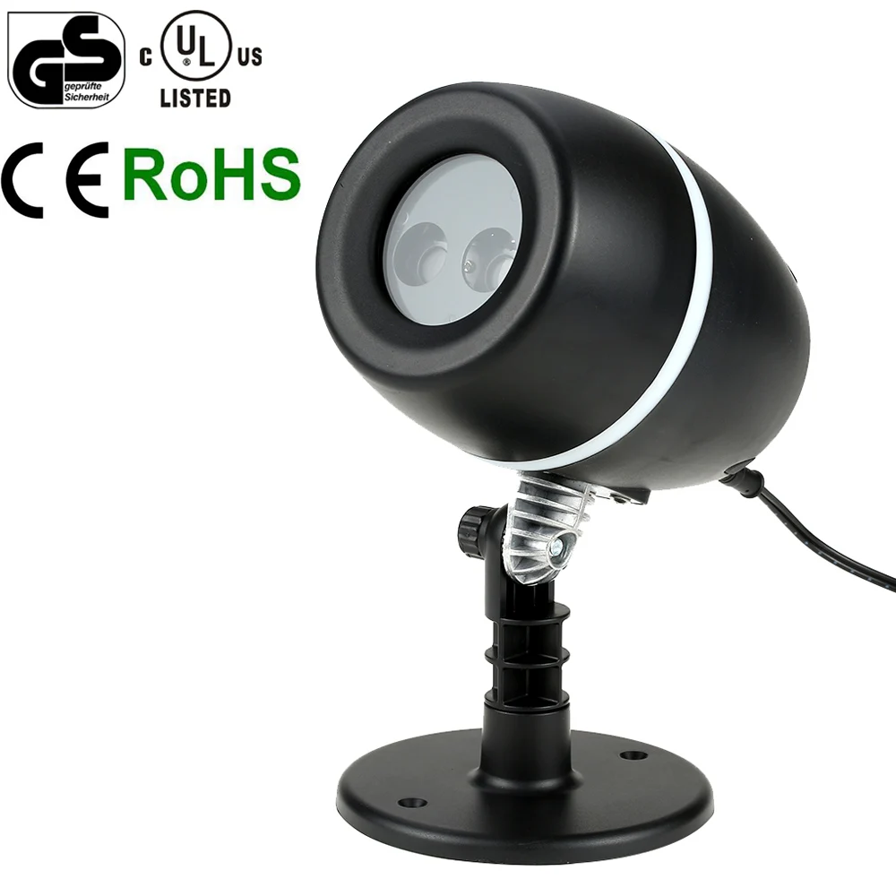

LED Projector Lawn Lamp Light Starry Sky Christmas Spotlight Auto Timing 180 Rotatable Party Festival Garden Landscape Lamp