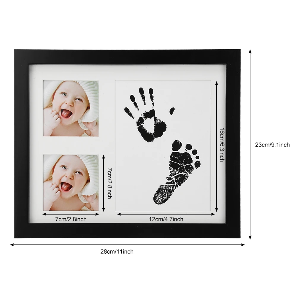 Impressão da Mão Fundição de Argila Almofada de Tinta Bebê Inkpad Handprint Pegada Não-tóxico Recém-nascidos Marca d' Água Brinquedos Infantis Lembranças 32 Não-Tóxico Recém-nascidos Marca D' Água Fundição De