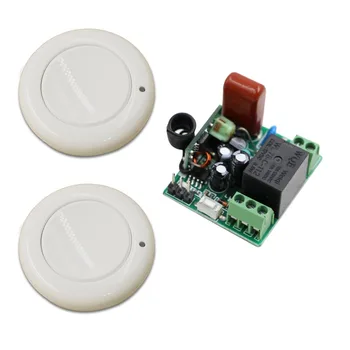 

Popular Wireless 1 CH 220V Mini Lamp Remote Control Switch Receiver with Transmitter Can be Used in Household Stairs Corridor
