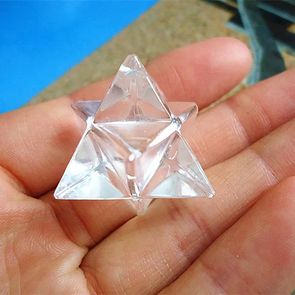 Подвеска Маятник merkaba подвеска из натурального кварца с белым кристаллом чакры