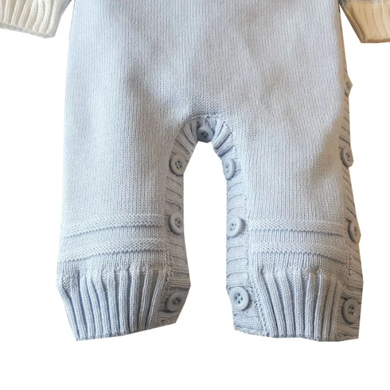 Детские комбинезоны; теплая хлопковая одежда с рождественским оленем для маленьких девочек и мальчиков; утепленный комбинезон; зимняя верхняя одежда для новорожденных