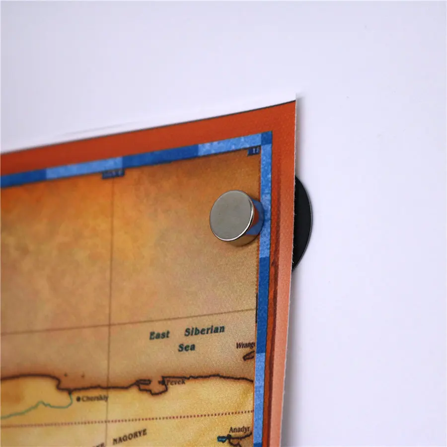

Innovative Frame Sticker Make Any Surface Magnetic & Hang Poster Painting Picture Whiteboard Map Calendar Office