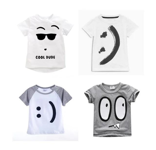 2018 Brand Boys T Shirt Cute Boys Tops Kids T Shirt Designer Toddler
