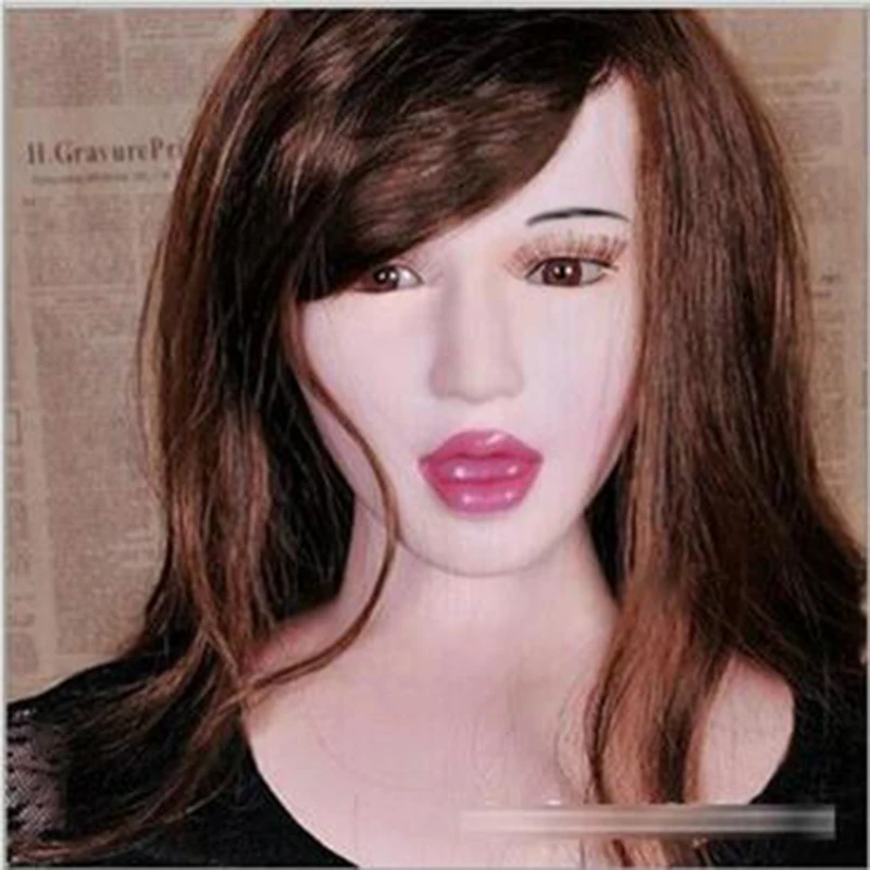 Deep throat sexy girl inflatable semi solid silicone font b sex b font font b doll