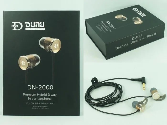 Оригинальные наушники Dunu DN2000 DN-2000 Hi-Fi с тремя драйверами, гибридные IEMs премиум класса с 3 полосами, наушники-вкладыши