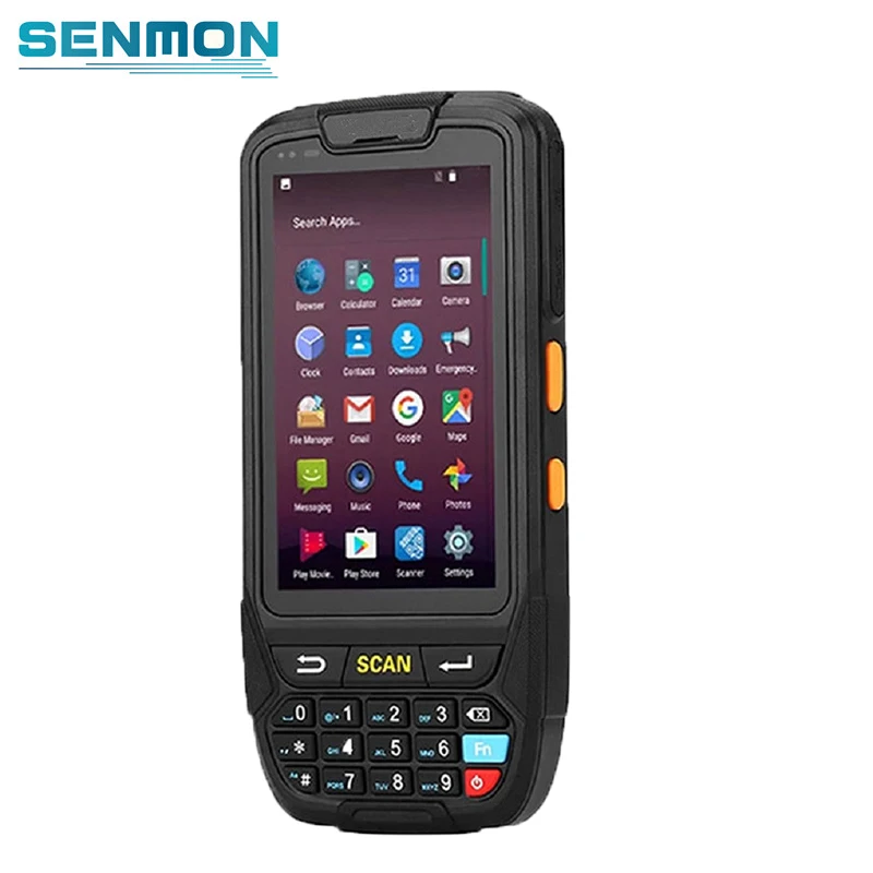 SENMON 2D Ручной PDA сканер терминал Android Wifi Bluetooth 4G мини мобильный штрих кода для