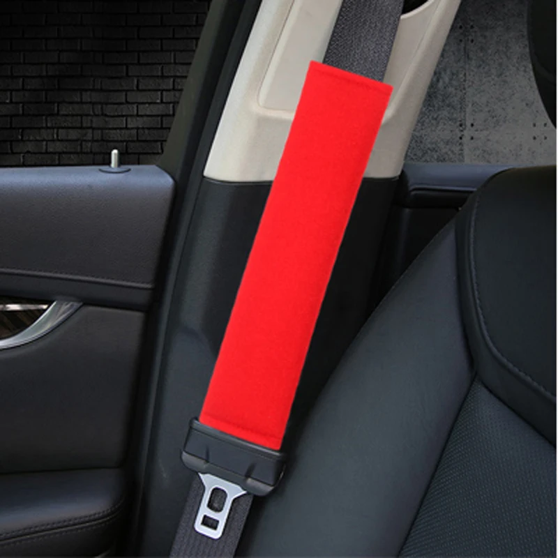 2Pcs Car Seat Cover Safety Belt Shoulder Pad Pillow Cushion Accessories Thailand 