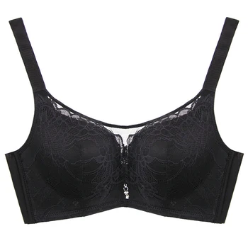 

Sexy Lustrous Lace Gathered Underwear Women's Multi-color Optional Bra Underwear Without Rims Comfortable Gathering Direct Sales
