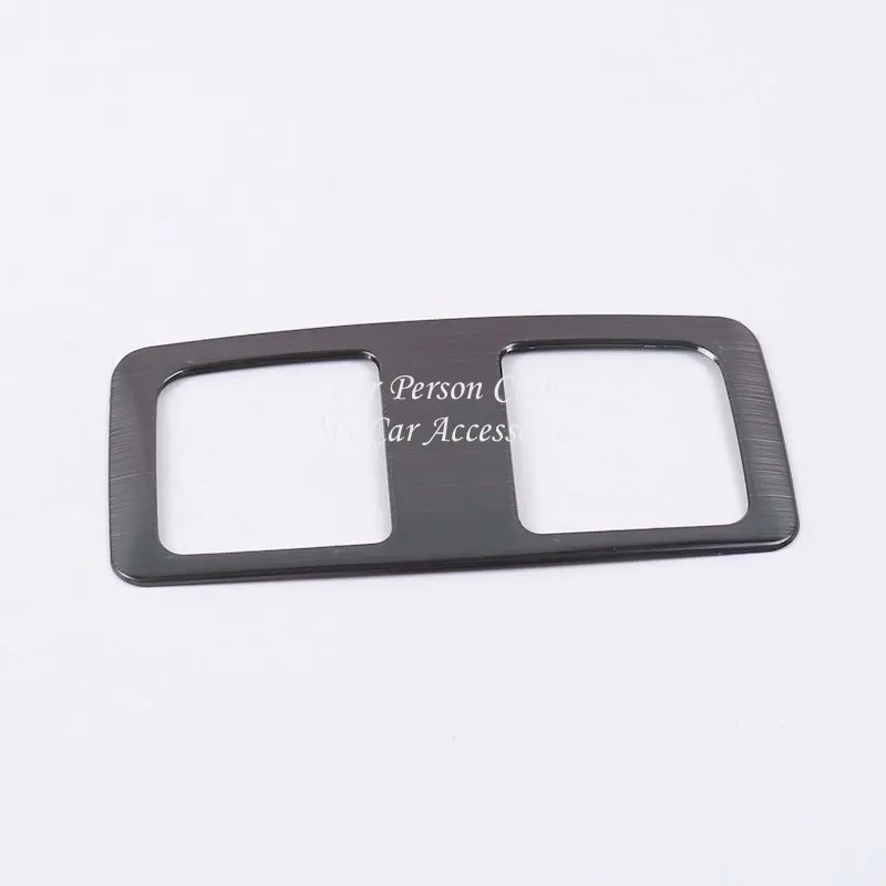 06-Rear 1pcs Black Для MAZDA CX-3 CX3 передний задний светильник для чтения с блестками крышка лампы рамка панели отделка из нержавеющей стали аксессуары для автомобиля - Цвет: 06-Rear 1pcs Black