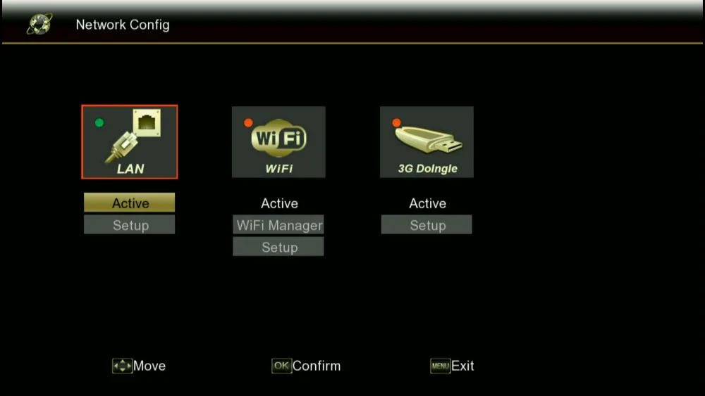 satellite receivers Golden-5