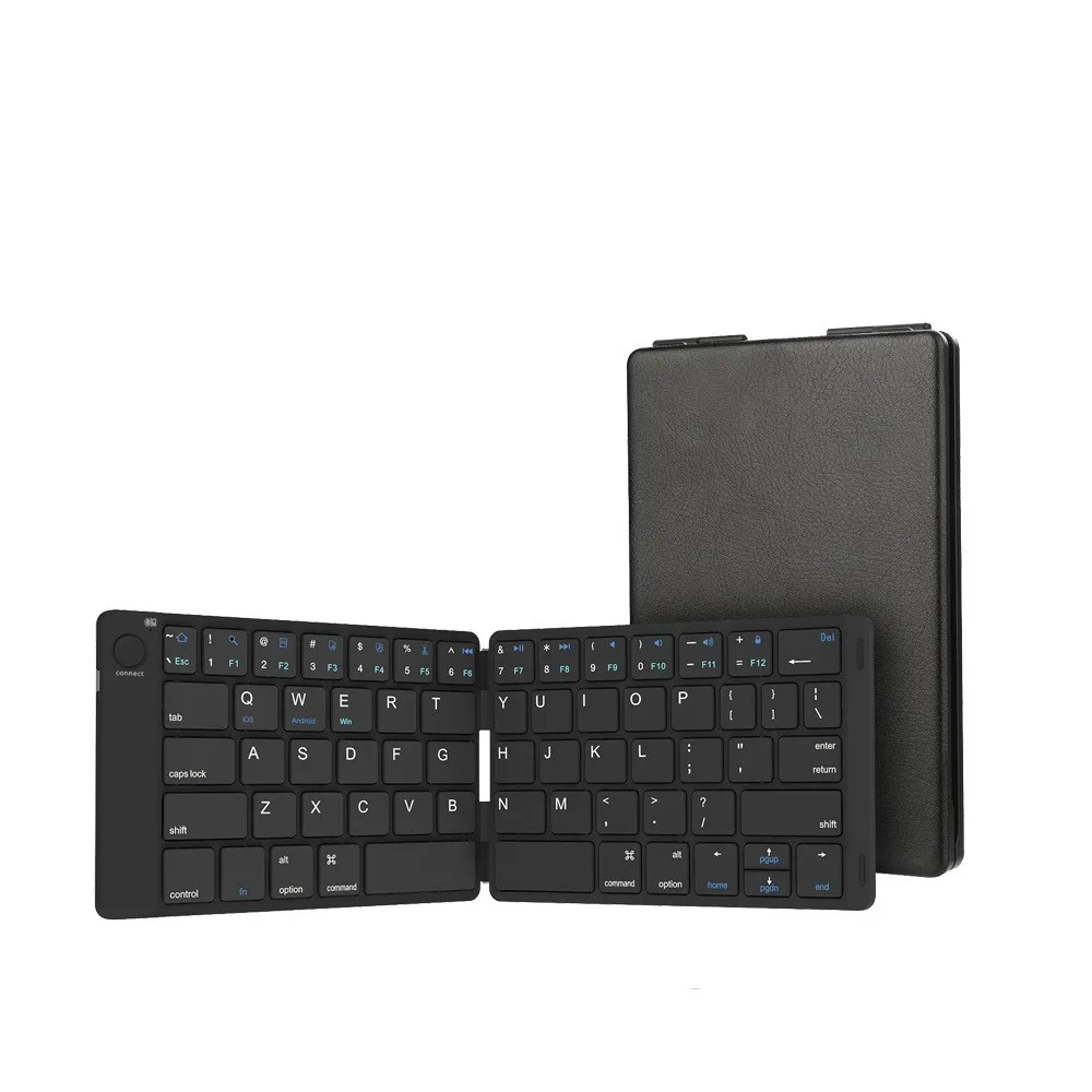 MiOYOOW Portable Thin Bluetooth 3.0 Folding Keyboard Foldable BT Wireless Keypad for IOS/Android/Windows ipad Tablet phone