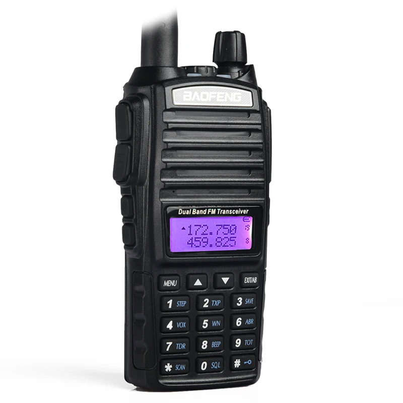 Рация BaoFeng 8 Вт UV-82 Двухдиапазонная 136-174/400-520 МГц FM Ham двухстороннее радио, приемопередатчик, рация