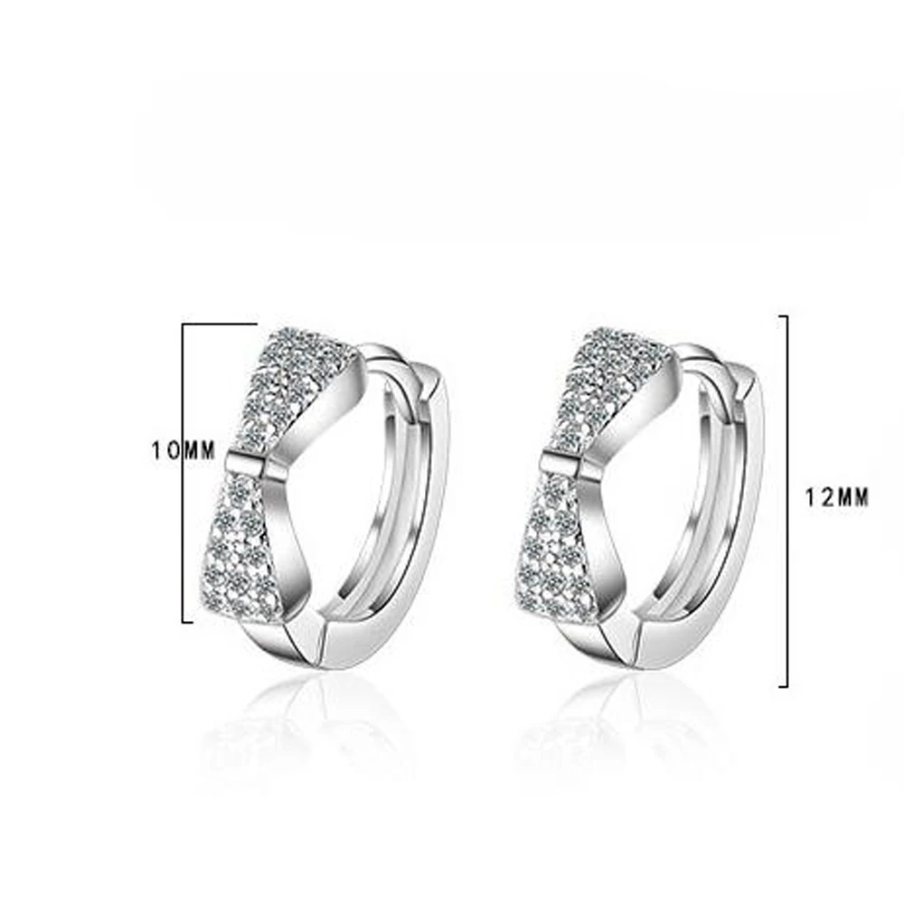 small hoop earrings with cubic zirconia (5)