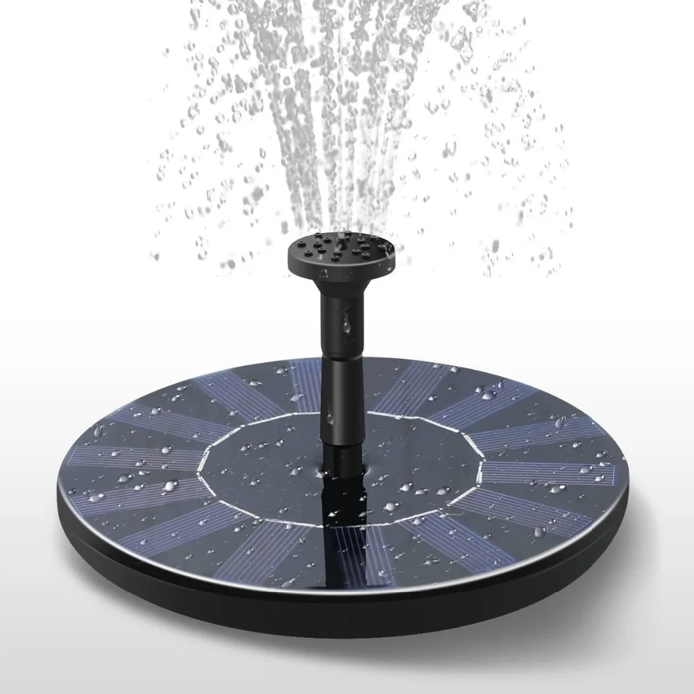 Solar Fountain Solar Water Fountain Pump Garden Pool Pond Outdoor Solar