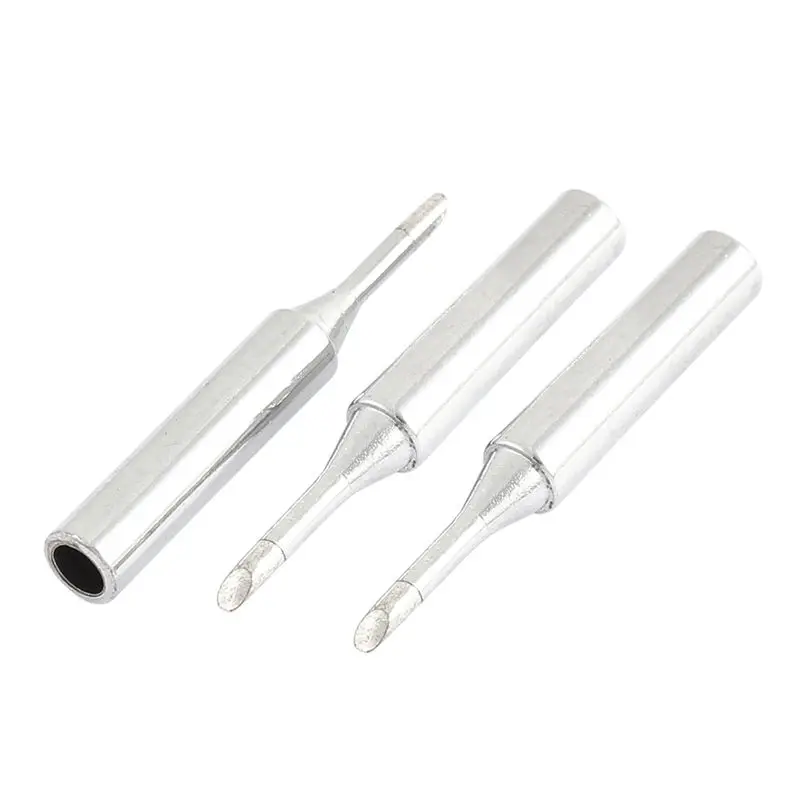 3Pcs 900M-T-2C 60W 2mm Width Bevel Soldering Solder Iron Tip 43 x 6mm