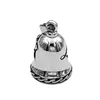Rose Lady Rider Biker Bell Pendant Stainless Steel Fashion Live To Ride Eagle Christmas Gift For Women 514B (Has steel ball) 5