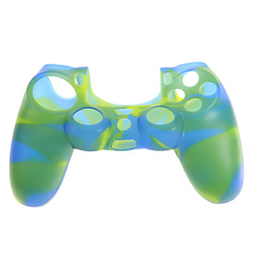 10 цветов противоскользящий силиконовый чехол для sony playstation 4 PS4 контроллер