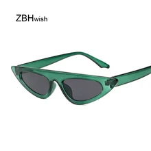 Солнцезащитные очки "кошачий глаз", женские винтажные Ретро очки, роскошные брендовые дизайнерские солнцезащитные очки, женские зеркальные очки зеленого цвета