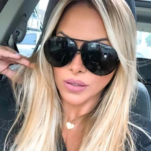 Винтажные брендовые дизайнерские солнцезащитные очки для мужчин, черные оттенки, металлические светоотражающие солнцезащитные очки для женщин, пилот Ким, солнечные очки в стиле Кардашьян