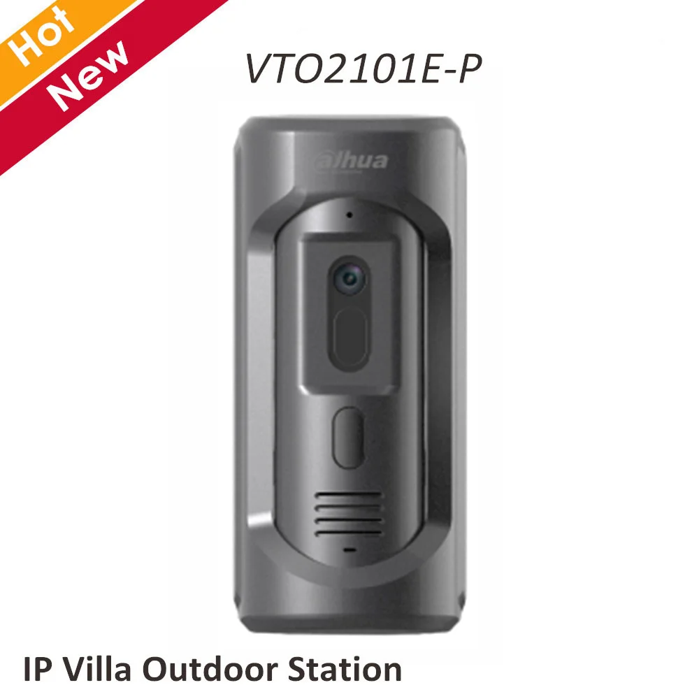 Dahua VTO2101E-P IP вилла Открытый станции HD cmos-камера панель из цинкового сплава IP65 IK10 1/2. 7 2MP CMOS Датчик изображения домофон