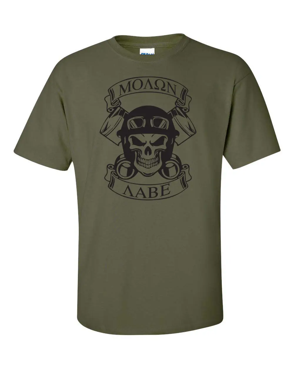 Print T Shirt Summer Short MOLON LABE Skull Shirts Printing Sleeve Casual O-Neck Cotton Pride Of The Creature T-Shirts | Мужская одежда
