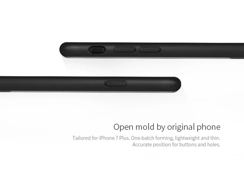 Nillkin Lensen телефонные чехлы для Apple iPhone 8 Plus бизнес Металл Матовый+ импортная кожа TPU PC задняя крышка для iPhone7 Plus