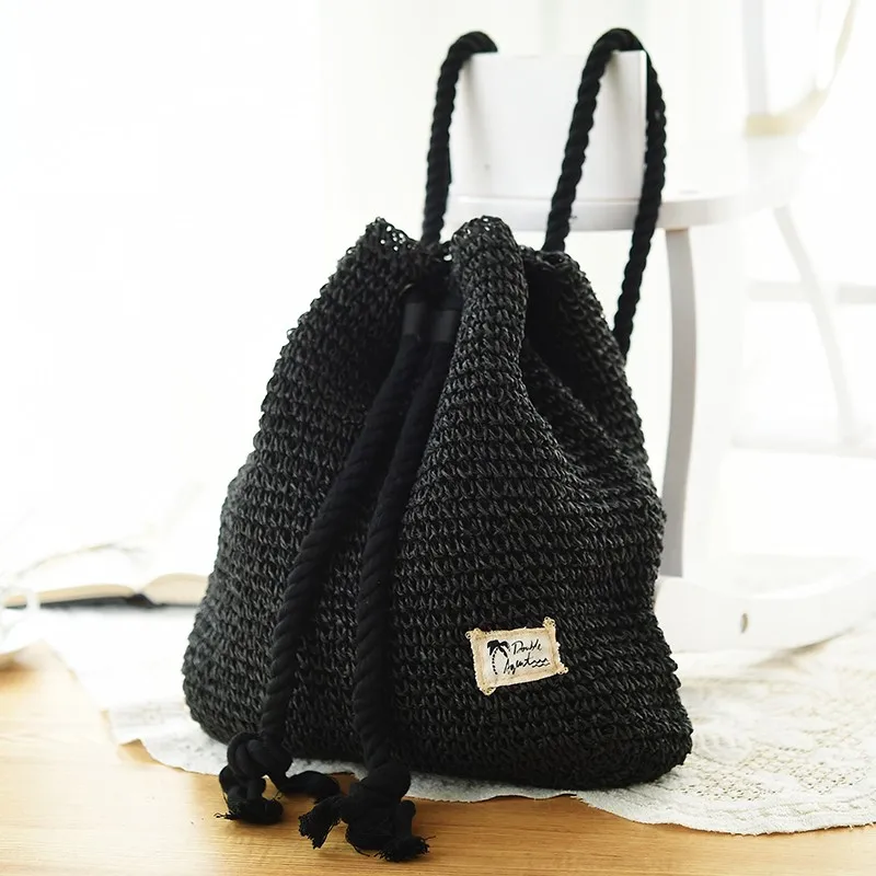 New-Fashion-Drawstring-Crochet-Straw-Beach-Bags-Summer-Women-Double-Shoulder-Bags-Floral-Pattern-Handmade-Straw-BP0005 (2)