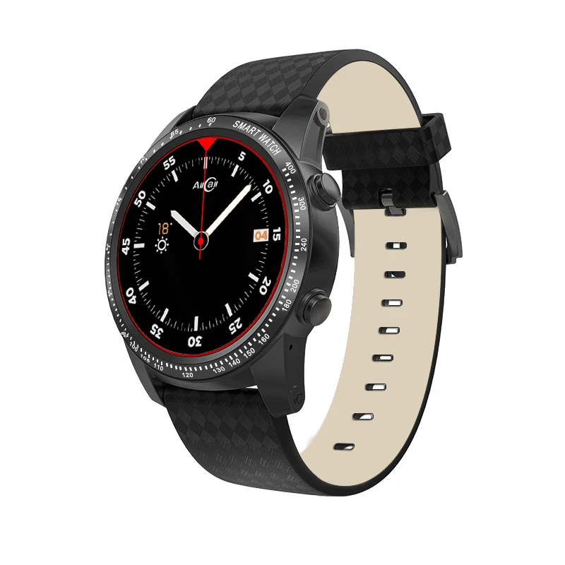 AllCall W1 3G Smart Watch Phone 1.39 inch Android Smartwatch MTK6580 Quad Core 2GB RAM 16GB ROM Heart Rate Monitor Watch for Men