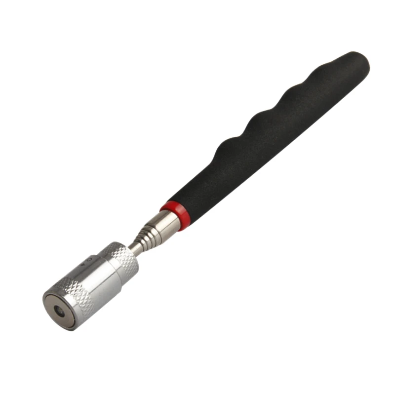 1pc Telescopic Pick Up Tool Magnetic Mini LED Magnet Tool For Picking Up Screwdriver Nuts And Bolts Metal Screw Hand Tools