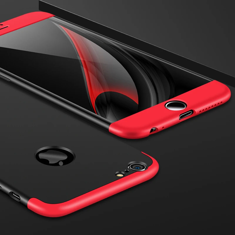 

GKK Slim Armor 360 Full Protection Case For iPhone 6s 6 7 plus 8 Case iPhone6 Cover Coque i6 i7 7 plus phone Cases Matte Fundas