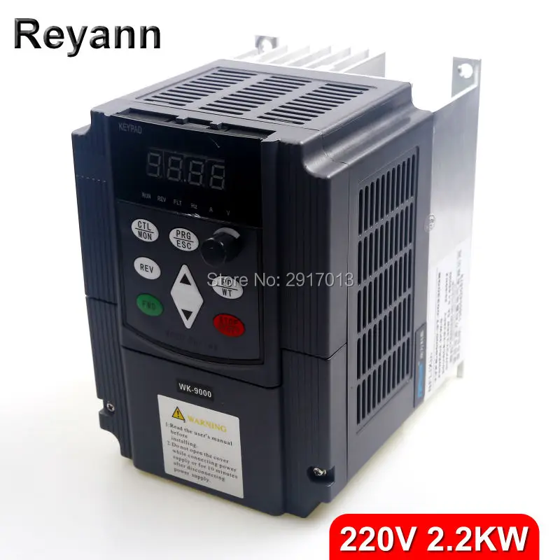 Cnc Spindle Motor Speed Control 220v 2 2kw Vfd Variable
