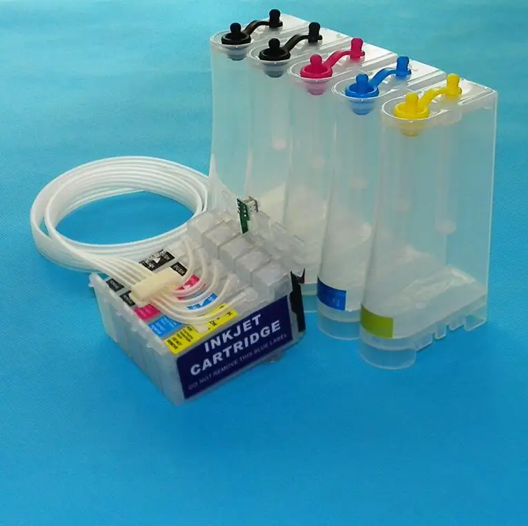 CIS الحبر نظام كيبك مستمر الحبر نظام العرض مع السيارات رقاقة إعادة الضبط ل epson B1100 T0711 (2) /1002-1004