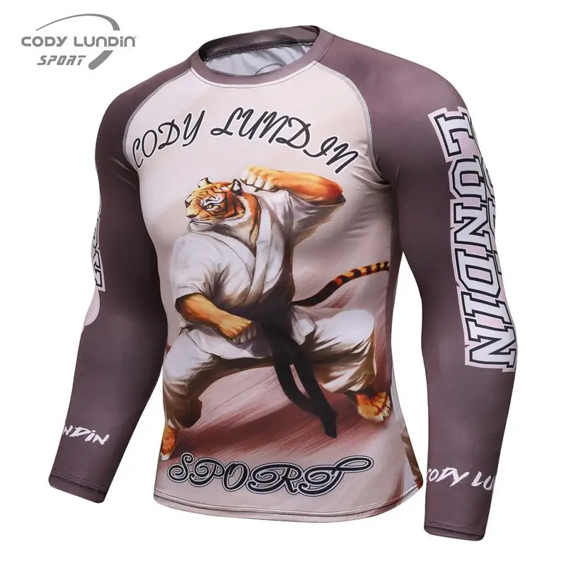 3D Rashguard брендовая одежда компрессионная рубашка быстросохнущая для фитнеса