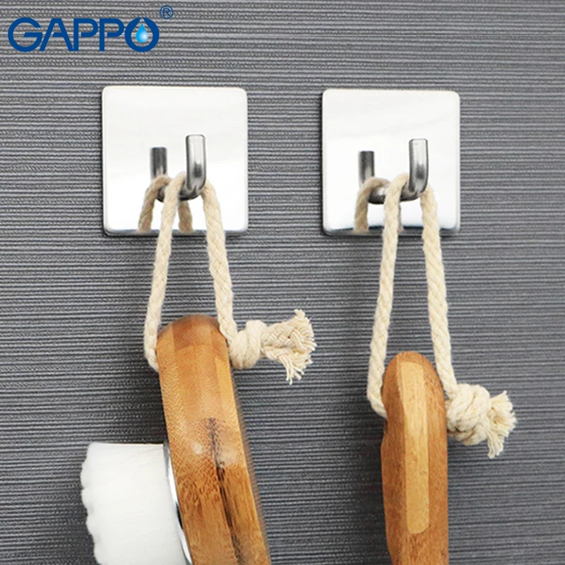 

GAPPO 1piece Robe Hooks wall mounted Towel holder hanger hanging storage holder bathroom accessories hardware hangers