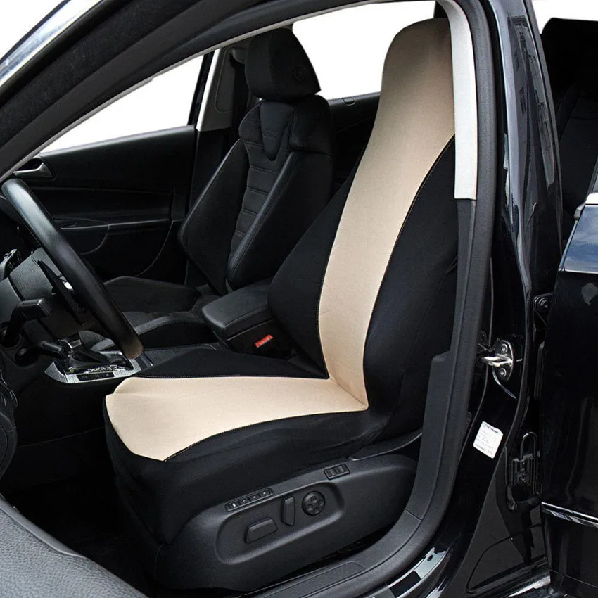 Simple Style High Back Bucket Car Seat Cover Universal Fit with Non- Detachable Headrests and Detachable Headrest Simple Style High Back Bucket Car Seat Cover Universal Fit with Non- Detachable Headrests and Detachable Headrest