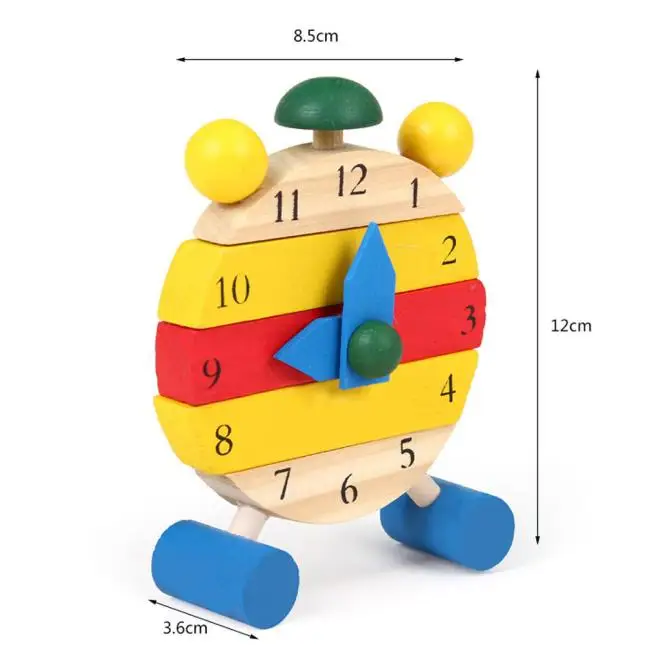 Детские деревянные часы ручной работы, игрушки для детей, Обучающие часы, Обучающие игрушки, забавные Интеллектуальные развивающие игрушки для детей