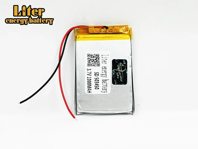 Batterie Lipo 3.7V 1000mAh 504045 Batterie Maroc