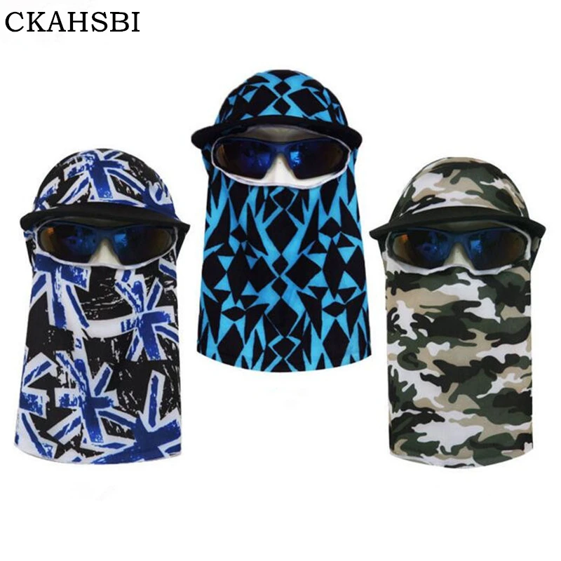 CKAHSBI 2018 Summer Cycling Full Face Masks Neck Protect UV Riding Bike