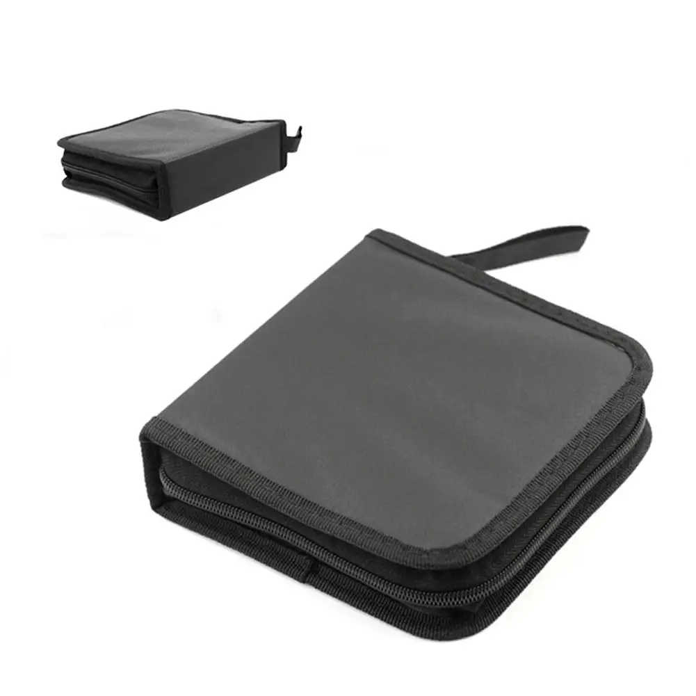 أسود حالة 40 قطع القدرات مع سستة أقراص الموسيقى أقراص pc سائق أقراص التخزين حقيبة حامي حامل cds الغبار خالية أسود حالة 40 قطع القدرات مع سستة أقراص الموسيقى أقراص pc سائق أقراص التخزين حقيبة حامي حامل cds الغبار خالية