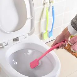 Интенсивное Очищение щетка V-type Туалет WC щетка изогнутая ручка чаши Бытовая Кухня Пыль щетка чистящий инструмент очиститель плитки