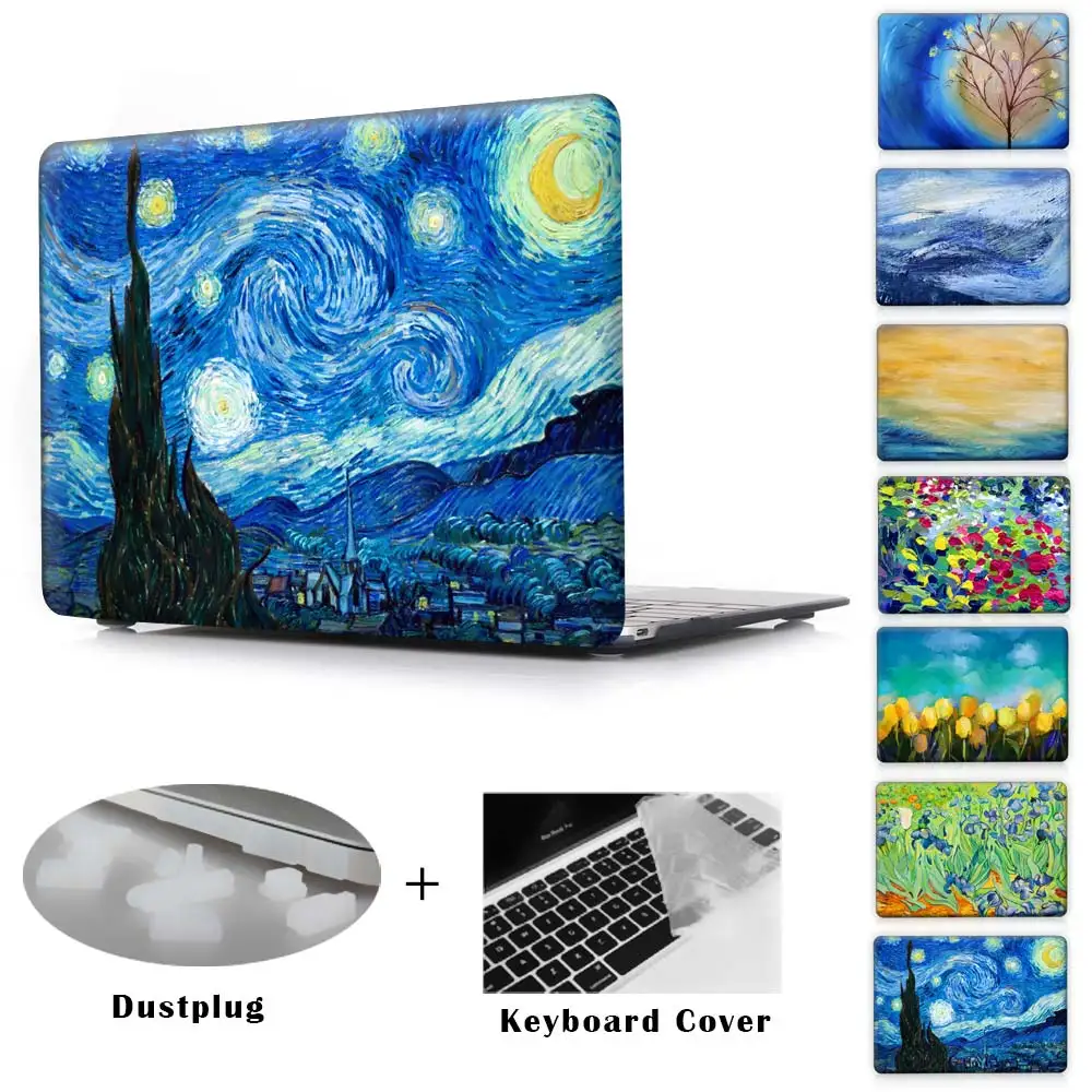Slim Fashion Notebook Leather hard Cover Case For Macbook
