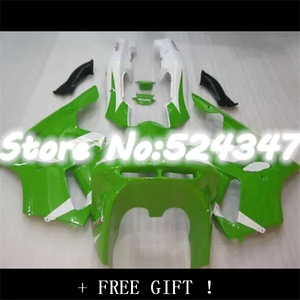 Лидер продаж 94-97 Ninja ZX-6R обтекатель для kawasaki ZX6R 1994-1997 ZX 6R 94 95 96 97 зеленые и белые