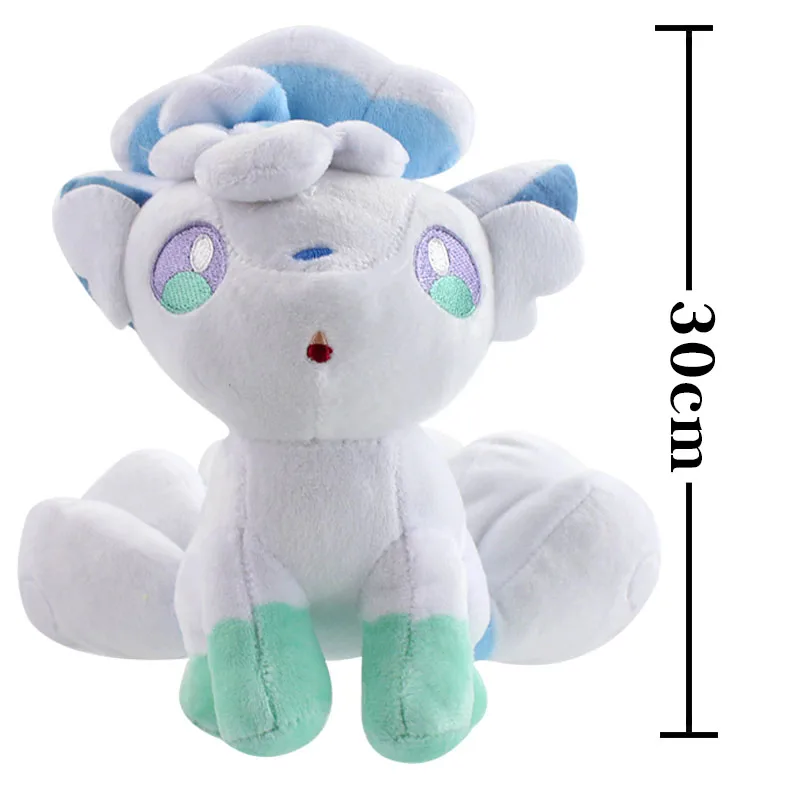 

Anime Alola Vulpix Plush Toy Soft Stuffed Animals Toys Doll Gifts for Kids Children 21cm/30cm