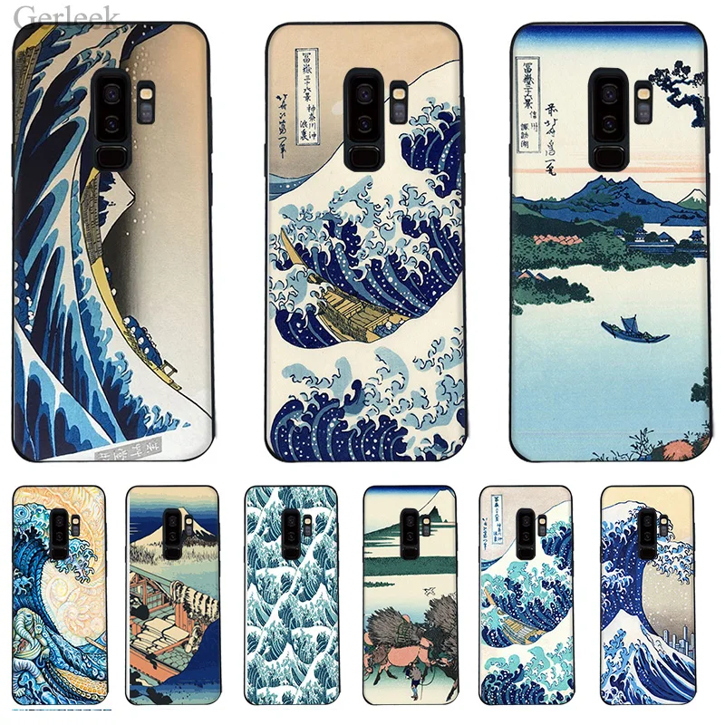 Чехол для телефона Hokusai The Great Wave Off Kanagawa Samsung Galaxy A3 S6 S7 Edge S8 S9 Plus 2016 2017|Чехлы-накладки|