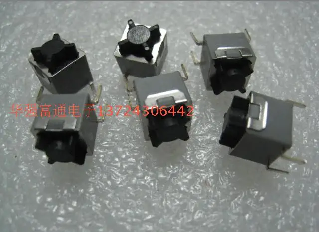 

Import button switch 8 * 8 * 9 into four feet touch the switch Micro switch on by tapping the switch